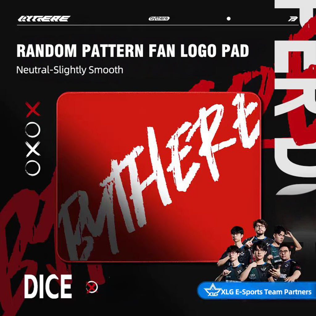 Bythere/ DICE Gaming Mouse Pad with Random Texture - Large Size, Rough Surface, Water-Resistant, Wear-Resistant, Control-Oriented for Esports