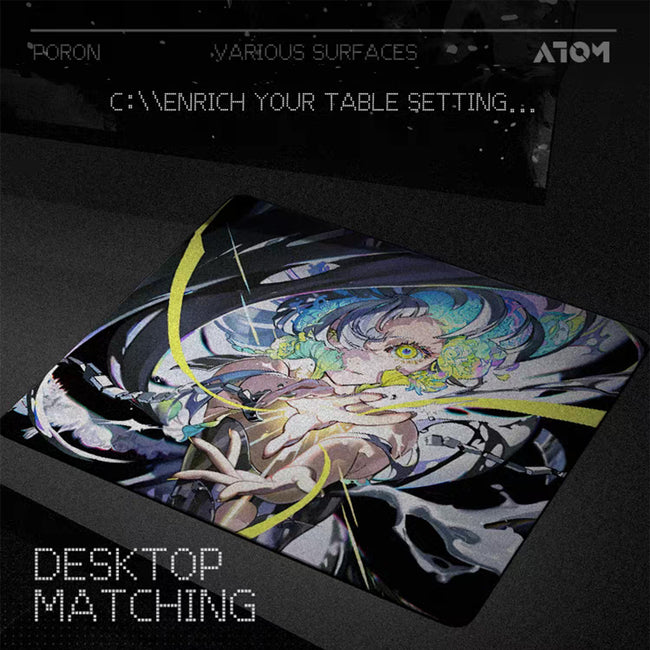 ATOM Adam E-Sports FPS Valorant Mouse Pad - Poron Polyurethane Custom Type, Kenshi Zero 99-Style Neutral Hover Image