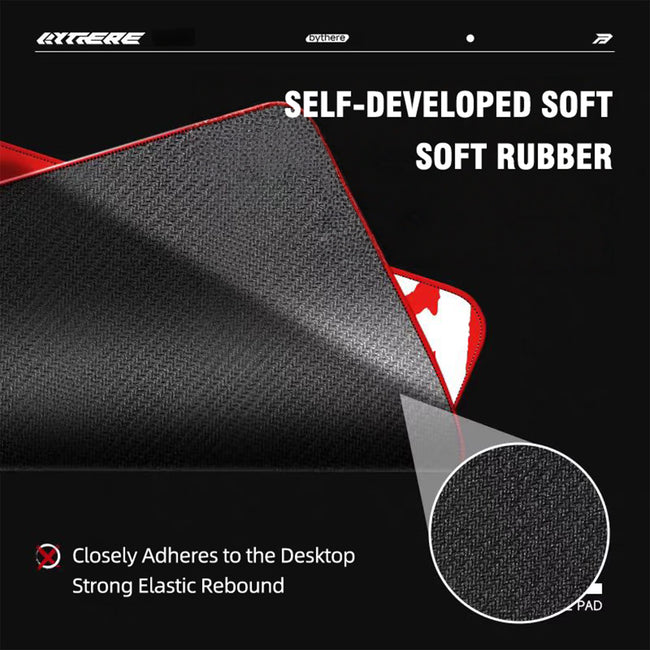 Bythere/ DICE Gaming Mouse Pad with Random Texture - Large Size, Rough Surface, Water-Resistant, Wear-Resistant, Control-Oriented for Esports Main Image