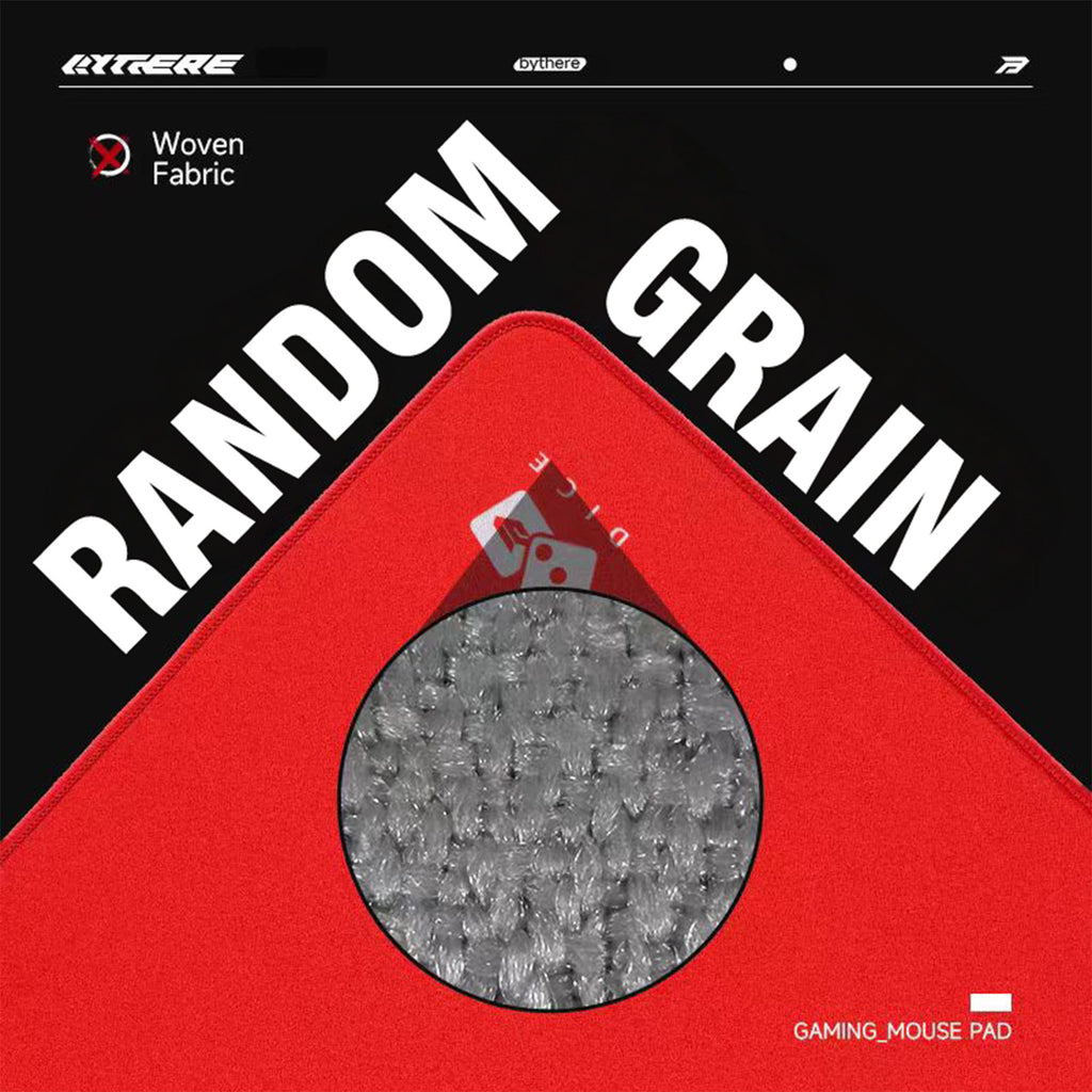 Bythere/ DICE Gaming Mouse Pad with Random Texture - Large Size, Rough Surface, Water-Resistant, Wear-Resistant, Control-Oriented for Esports