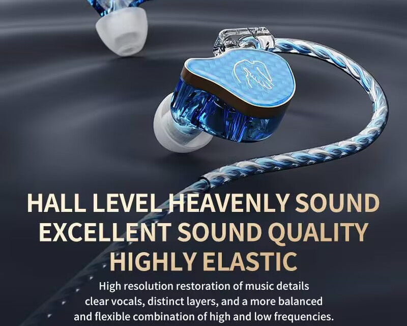 Acoustic Flagship Hybrid IEM - Circle Iron Dual Drive Unit with Carbon Fiber Panel